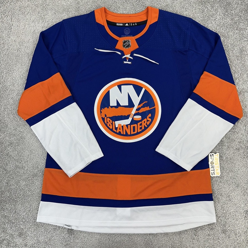 New York Islanders Jersey Mens 52 Blue NHL Hockey Adidas Home Authentic GT5618